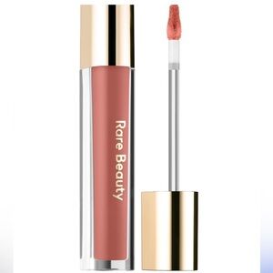 Rare Beauty Glossy Balm Nearly Neutral Like New Lip Gloss Shine Selena Gomez Tan
